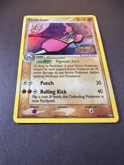 Medicham 34/108 Reverse Holo EX Power Keepers Pokemon Card MP FREE SHIPPING #2 - Image 3