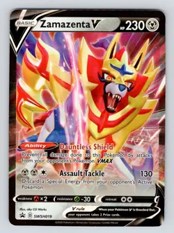 Zamazenta V SWSH019 SWSH: Sword & Shield Promo Cards Holo - Image 1