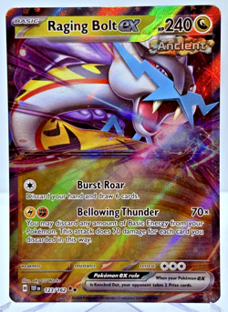 Raging Bolt EX 123/162 Double Rare S & V Temporal Forces Pokemon Card - Image 1
