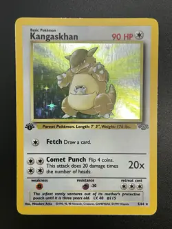 KANGASKHAN Pokemon Card - WOTC - 1st Edition - Jungle - 5/64 - HOLO - NM (A) - Image 2