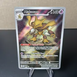 Alakazam Mega Evolution ETB Promo 009 TCG Card NM - Image 1