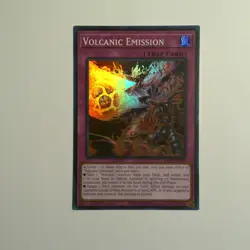YuGiOh Trap Card Volcanic Emission LD10-EN023 1st Edition Super Rare - Image 1