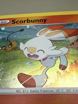 Scorbunny - (Cosmos Holo) SWSH244 SWSH: Sword & Shield Promo Cards Holo - Image 5