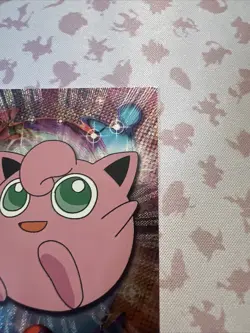 JIGGLYPUFF #39 - Topps Pokemon 1999 TV HOLO Foil Black Label Card NM - Image 4
