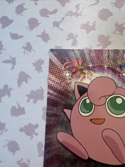 JIGGLYPUFF #39 - Topps Pokemon 1999 TV HOLO Foil Black Label Card NM - Image 5