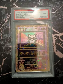 2000 Pokemon Ancient Mew Holo Foil Promo Movie Card PSA 9 - Image 1