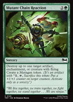 1x Mutant Chain Reaction - Foil NM Eng MTG - MTG TMNT - Image 1