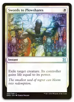 Swords to Plowshares #32 (Foil) (NM) Eternal Masters EMA Magic MTG - Image 1