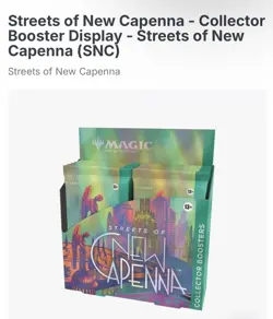 Magic the Gathering: Streets of New Capenna Collector Booster Box Factory Sealed 195166122076 - Image 1