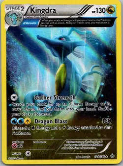 Pokemon TCG Kingdra Primal Clash 108/160 Regular Holo Rare - Image 1