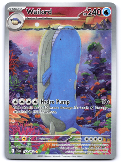 Pokemon TCG Wailord 162/159 Journey Together Playset NM - Image 1