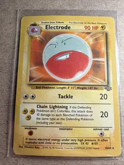 Jungle Electrode 18/64 Rare Pokemon LP 1999 - Image 1
