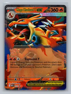 Mega Charizard Y ex - 030 Holo Promo ME: Mega Evolution Promo Pokemon NM - Image 1