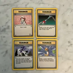 Pokemon Card Lot 1999 WOTC 30 Different Trainer Cards All NM Many Uncommon. - Image 3