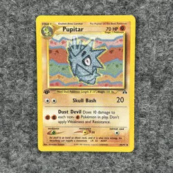 VTG Pokemon Neo Discovery Pupitar 47/75 Uncommon 1st Edition Stage 1 NM - Image 1