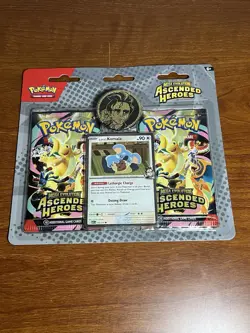 Pokemon TCG Ascended Heroes 2 Pack Pokemon blister Komala Promo - Image 1