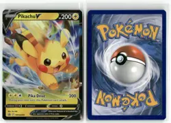 Pikachu V SWSH285 Sword & Shield Promo Holo Pokemon Promo Near Mint - Image 3