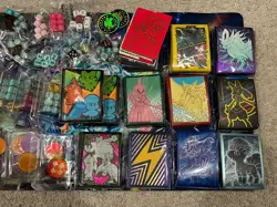 Pokemon TCG Accessories Lot - Sleeves, Dice, Dividers, Portfolios, Playmat - Image 3
