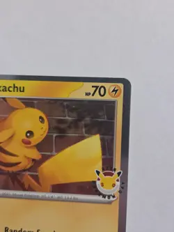 Pokemon TCG Pikachu 30th Anniversary Promo Cosmic Holo 051/162 - Image 3