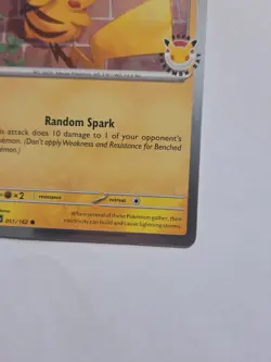 Pokemon TCG Pikachu 30th Anniversary Promo Cosmic Holo 051/162 - Image 4