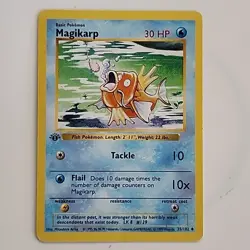 Pokemon 1st Edition 035/102 Base Set (Shadowless) Regular LP NM - Image 1