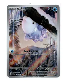 Snom 168/162 Illustration Rare Pokemon Temporal Forces IR NM - Image 1