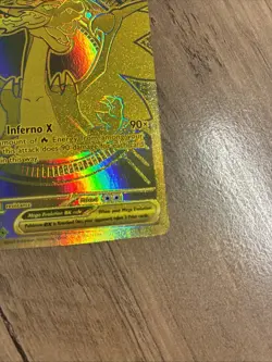 Mega Charizard X ex Gold Hyper Rare 130/094 Pokemon Phantasmal Flames English - Image 3