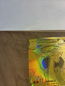 Mega Charizard X ex Gold Hyper Rare 130/094 Pokemon Phantasmal Flames English - Image 5