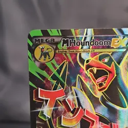Pokemon Mega Houndoom EX Ultra Rare Full Art Holo BREAKthrough 154/162 NM - Image 2
