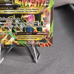 Pokemon Mega Houndoom EX Ultra Rare Full Art Holo BREAKthrough 154/162 NM - Image 4