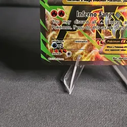 Pokemon Mega Houndoom EX Ultra Rare Full Art Holo BREAKthrough 154/162 NM - Image 5