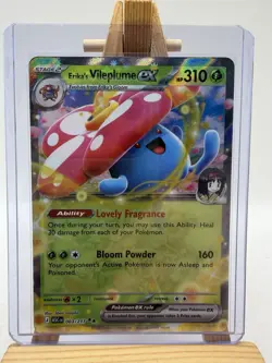 Pokemon TCG Erika's Vileplume ex 003/217 Ascended Heroes Double Rare NM - Image 1