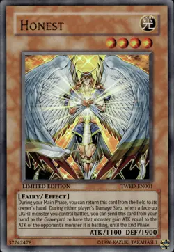 Honest - Ultra Rare Limited Edition TWED-EN001 - NM - YuGiOh - Image 1