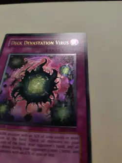 Deck Devastation Virus FET-EN058 Ultimate Rare 1st Edition LP - Image 4