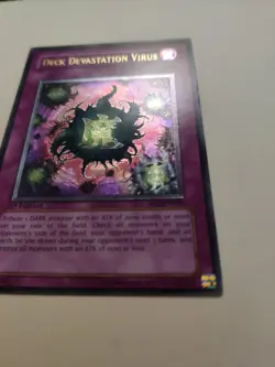 Deck Devastation Virus FET-EN058 Ultimate Rare 1st Edition LP - Image 5