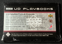 2002-03 UPPER DECK PATRICK ROY & TANGUAY SEALED UD PLAYBOOKS JERSEY #ed 7/14 - Image 2