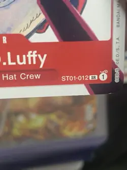 Monkey.D. Luffy 3rd Anniversary One Piece English #ST01-012 (Excellent Condition - Image 3