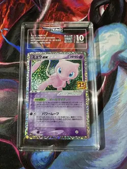 Mew ex S8a-P 014/025 Promo 25th Anniversary Promo Pack Japanese TAG 10 Gem Mint - Image 1