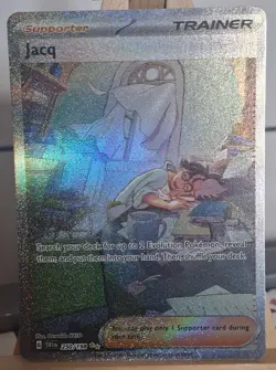 Pokemon TCG Jacq Scarlet & Violet Base 250/198 Holo Special Illustration Rare - Image 1
