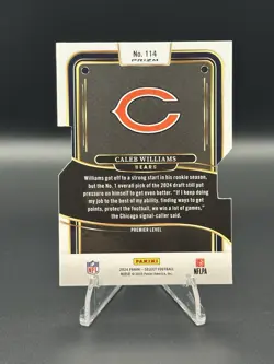 Panini Select Caleb Williams #114 Rookie Prizm Die-Cut Premier 2024 Bears - Image 2