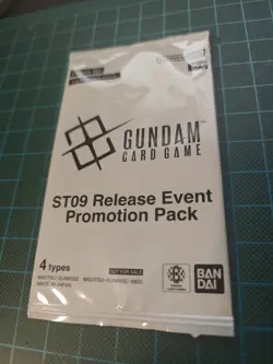 [ENGLISH] Gundam Card Game ST09 Release Event Promotion Pack *SEALED* - Image 1