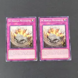 Yugioh TCG - 2x W Nebula Meteorite - EXVC-EN080 - 1st Ed - LP/NM - Common 2011 - Image 2