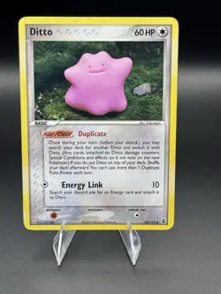 Pokemon TCG Ditto EX Delta Species 35/113 Uncommon 2005 Card MP - Image 1