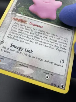 Pokemon TCG Ditto EX Delta Species 35/113 Uncommon 2005 Card MP - Image 4