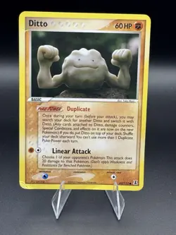 Pokemon TCG EX Delta Ditto (Geodude) Regular Common Card 62/113 HP - Image 1