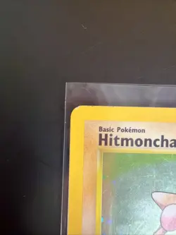 Hitmonchan 7/102 Base Set Holo Unlimited Rare Card Pokemon TCG 1999 LP-MP - Image 3
