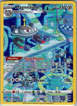 Magnezone GG18/GG70 Crown Zenith: Galarian Gallery - Pokemon Card - NM - Image 1