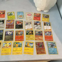 Vintage Lot Of 38 Pokemon Cards Some Are Halo Hologram - Image 1