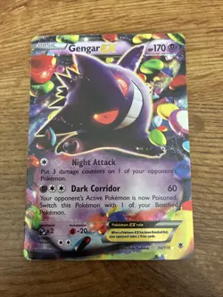 Pokemon Gengar EX Ultra Rare TCG Card 34/119 XY: Phantom Forces - Image 1