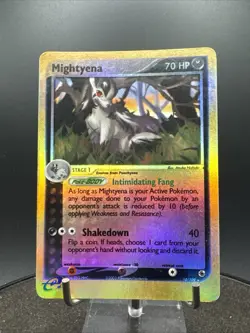 Mightyena 10/109 Ruby and Sapphire Reverse Holo Rare Pokemon Card - Image 4